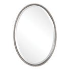 Sherise Oval Mirror in Brushed Nickel by Uttermost