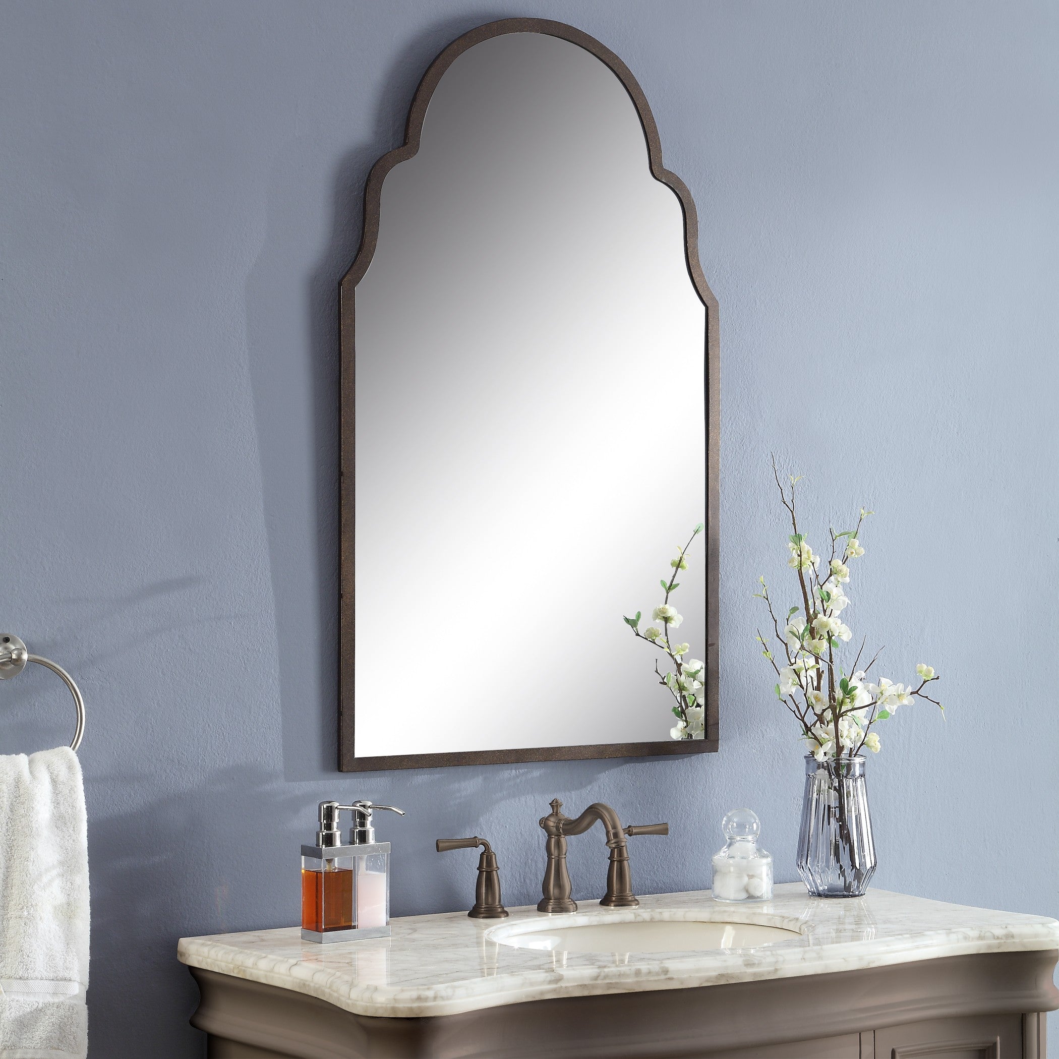 Brayden Arch Metal Mirror by Uttermost