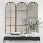 Amiel Arched Brown Mirror by Uttermost