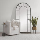 Dillingham Black Arch Mirror by Uttermost