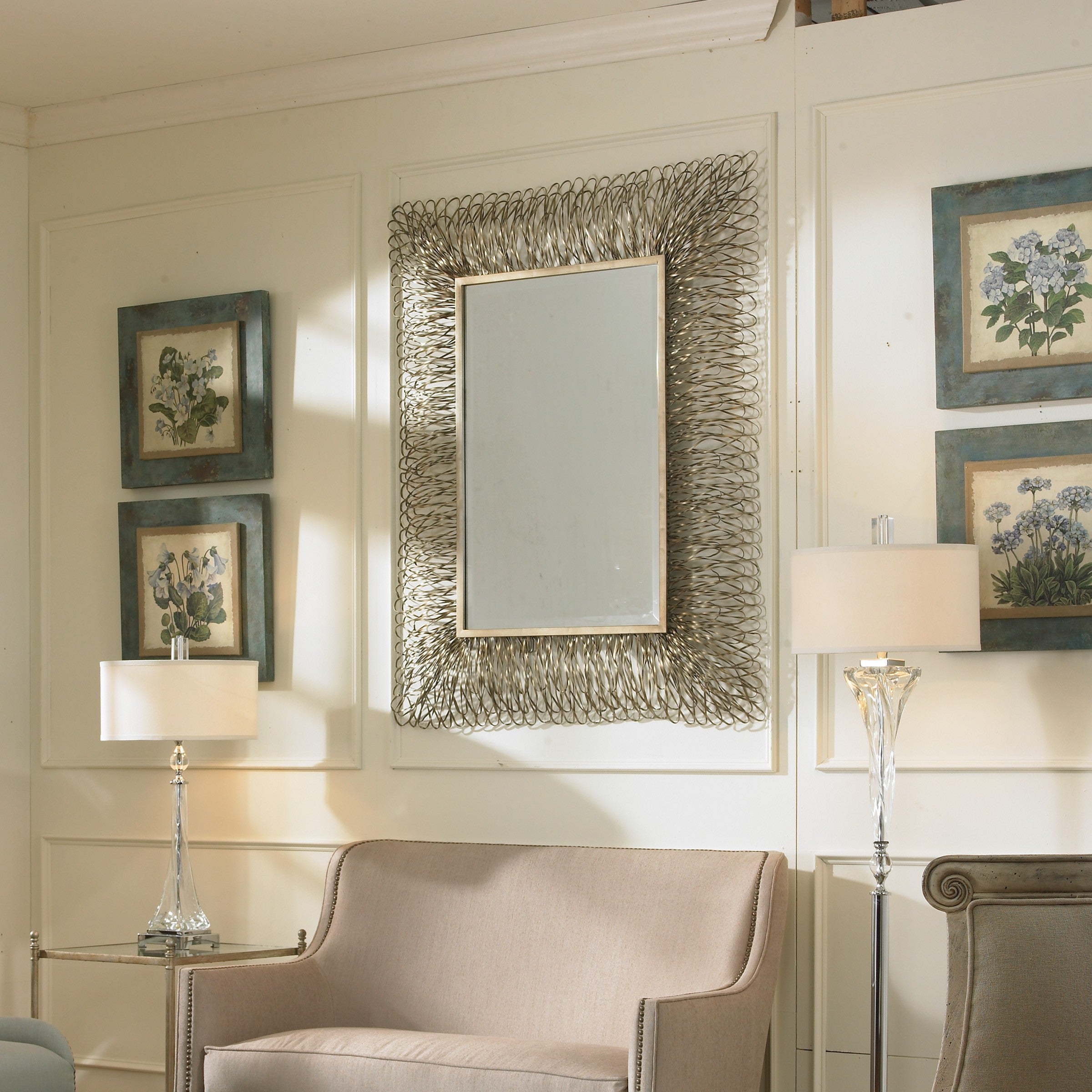 Corbis Decorative Metal Mirror by Uttermost