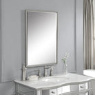 Sherise Brushed Nickel Mirror by Uttermost