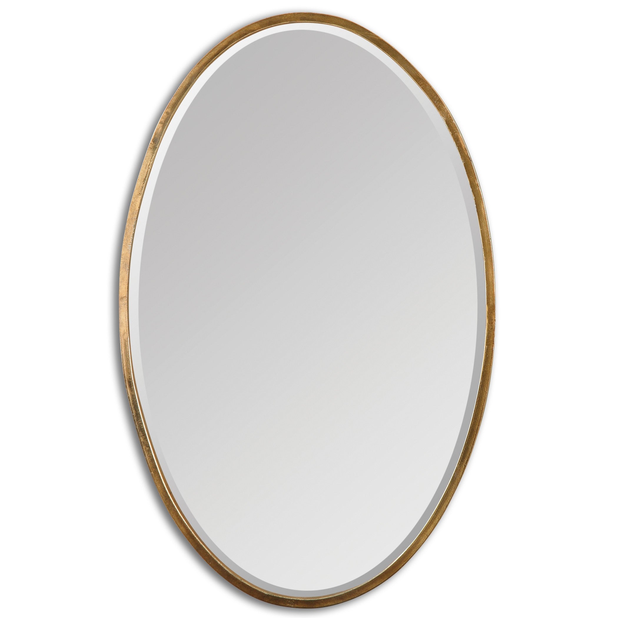 Herleva Gold Oval Mirror by Uttermost