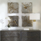 Harmony Metal Wall Art - Set of 2 by Uttermost