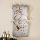 Harmony Metal Wall Art - Set of 2 by Uttermost