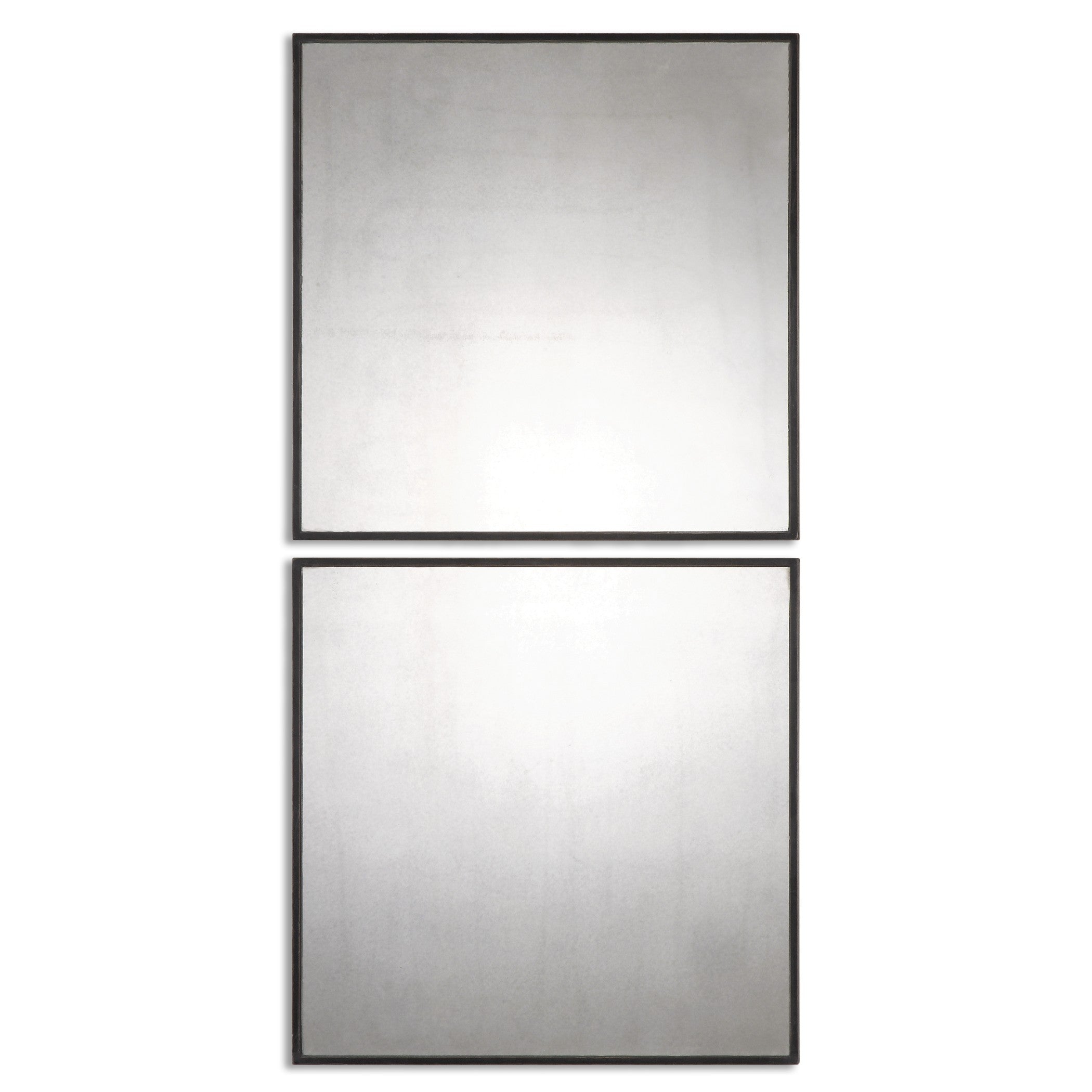 Matty Antiqued Square Mirrors - Set of 2 by Uttermost