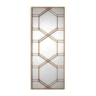 Kennis Gold Leaf Leaner Mirror by Uttermost