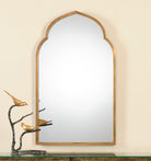 Kenitra Gold Arch Mirror by Uttermost