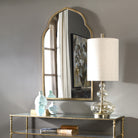 Kenitra Gold Arch Mirror by Uttermost