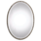 Annadel Oval Mirror in Polished Nickel by Uttermost