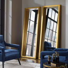 Edmonton Gold Leaner Mirror by Uttermost