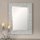 Belaya Gray Wood Mirror by Uttermost