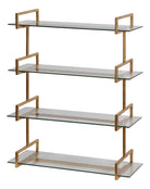 Auley Gold Wall Shelf by Uttermost