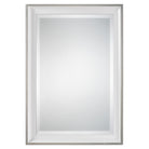 Lahvahn White Silver Mirror by Uttermost