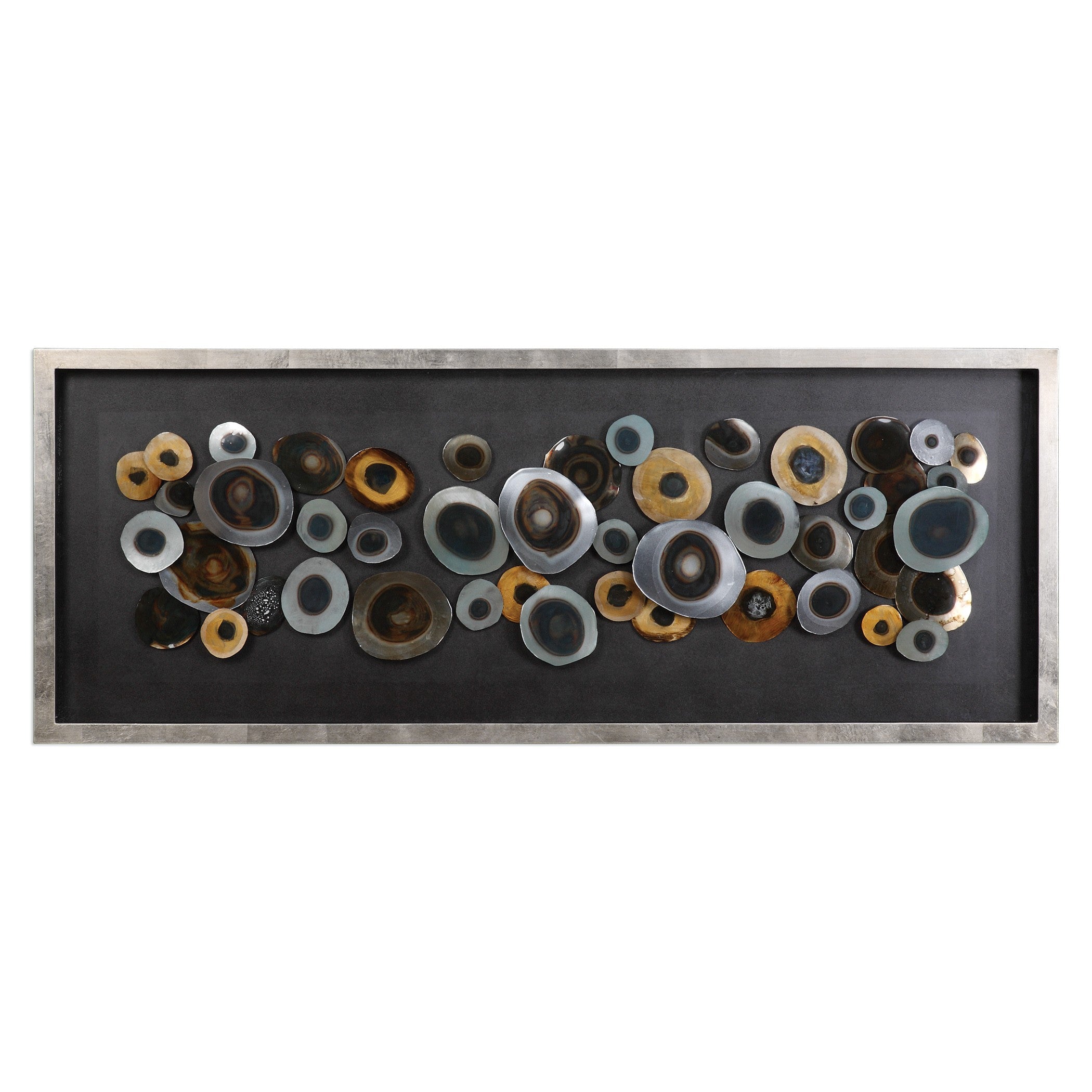 Discs Silver Shadow Box by Uttermost