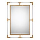 Balkan Modern Gold Wall Mirror by Uttermost