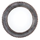Tanaina Silver Round Mirror by Uttermost