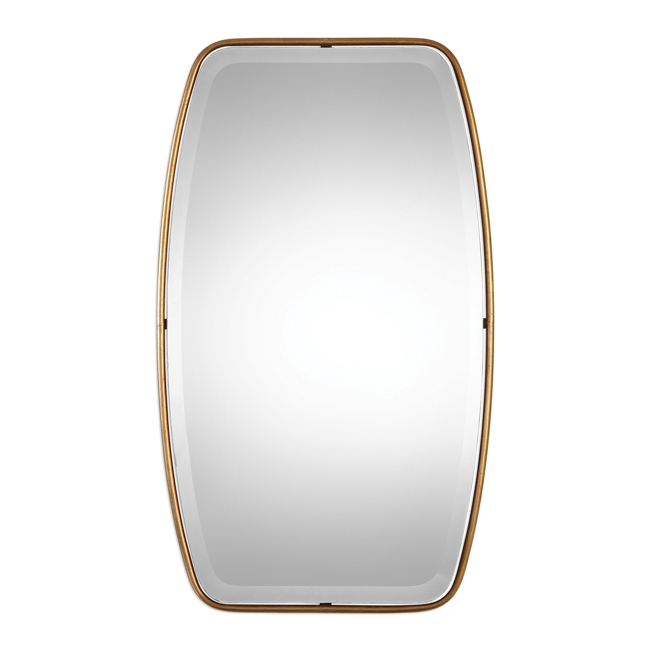 Canillo Rectangular Mirror in Antiqued Gold by Uttermost
