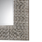 Cressida Distressed Silver Square Mirror by Uttermost