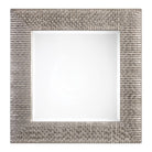 Cressida Distressed Silver Square Mirror by Uttermost
