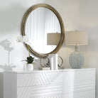 Spera Round Gold Mirror by Uttermost