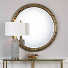 Spera Round Gold Mirror by Uttermost