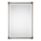 Mackai Metallic Silver Mirror by Uttermost