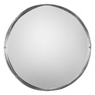 Ohmer Round Metal Coils Mirror by Uttermost