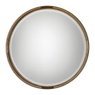 Finnick Iron Coil Round Mirror by Uttermost