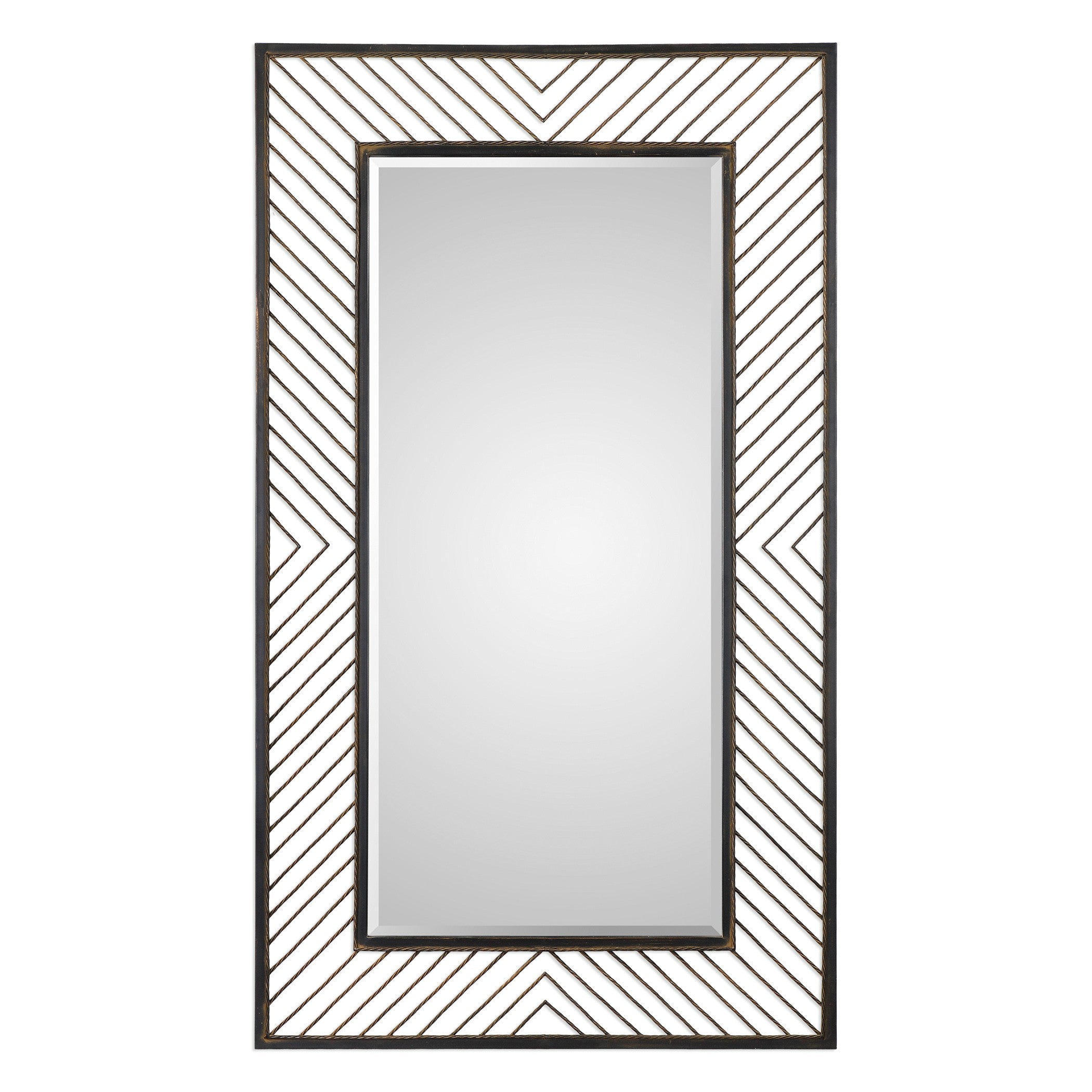 Karel Chevron Mirror by Uttermost