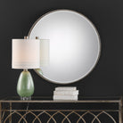 Stefania Beaded Round Mirror by Uttermost