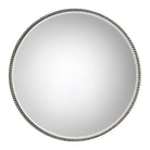 Stefania Beaded Round Mirror by Uttermost