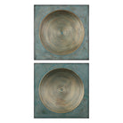 Sybil Antique Gold Squares - Set of 2 by Uttermost
