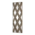 Tahira Geometric Argyle Pattern Wall Mirror by Uttermost