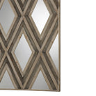 Tahira Geometric Argyle Pattern Wall Mirror by Uttermost