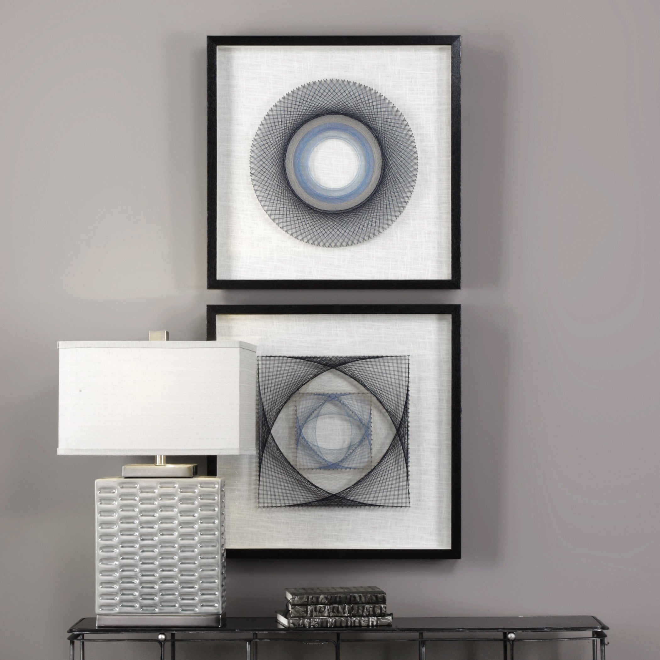 String Duet Geometric Art - Set of 2 by Uttermost