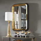 Niva Metallic Gold Wall Mirror by Uttermost