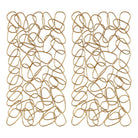 In The Loop Gold Wall Art - Set of 2 by Uttermost