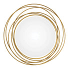 Whirlwind Gold Round Mirror by Uttermost