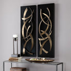 Brushstrokes Metal Wall Art - Set of 2 by Uttermost