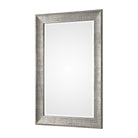 Leiston Metallic Silver Mirror by Uttermost