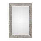 Leiston Metallic Silver Mirror by Uttermost