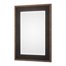 Staveley Rustic Black Mirror by Uttermost