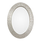 Conder Oval Silver Mirror by Uttermost