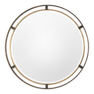 Carrizo Bronze Round Mirror by Uttermost