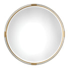 Mackai Round Gold Mirror by Uttermost