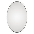 Pursley Brushed Nickel Oval Mirror by Uttermost