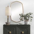Duronia Antiqued Gold Mirror by Uttermost