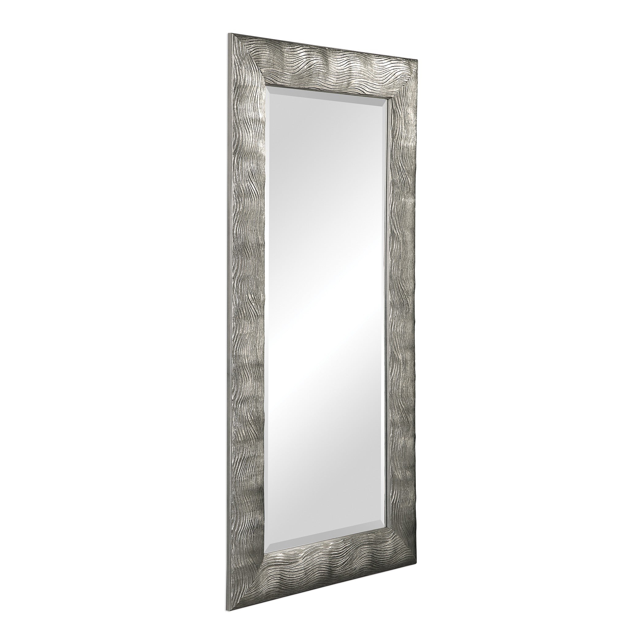 Maeona Metallic Silver Mirror by Uttermost