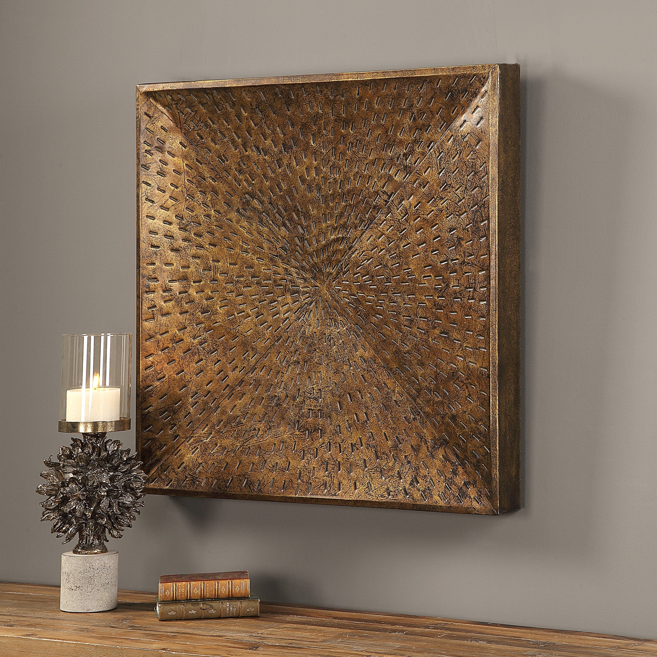 Blaise Antiqued Bronze Wall Art by Uttermost